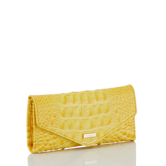 Brahmin Melbourne Collection Veronica Wallet, Buttercup