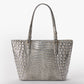 Brahmin Melbourne Collection Medium Asher Tote, Chrome