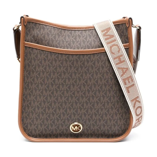 Michael Kors Luisa Large Crossbody, Brown Signature